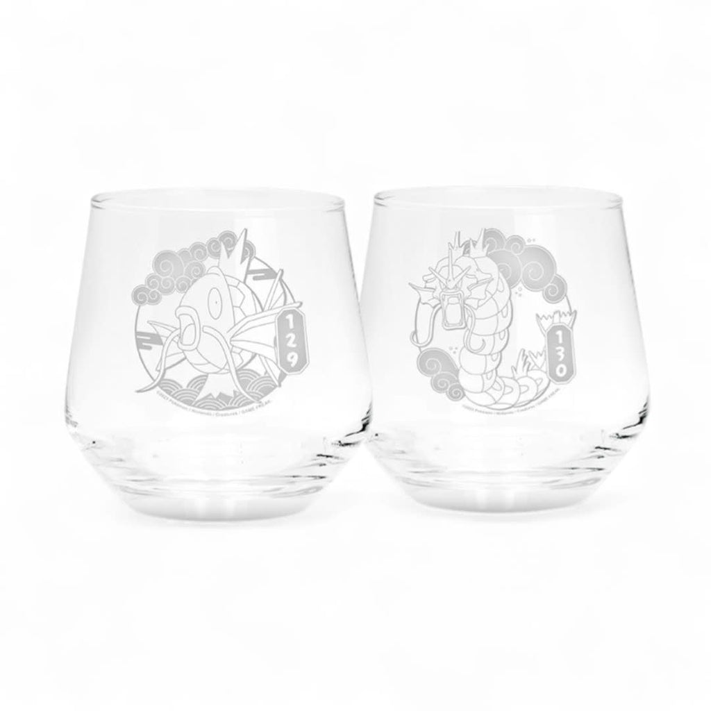 POKEMON - 2 Glass Set - Magikarp & Gyarados EUROPE - Fans Geek Store