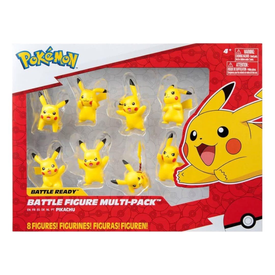 Pokémon Battle Feature Vinyl Figures 8 Pack Pikachu - Fans Geek Store
