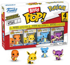 Pokémon Bitty Pop! Pack de 4 – Série 2 | Salamèche, Voltali, Lokhlass et Rattata