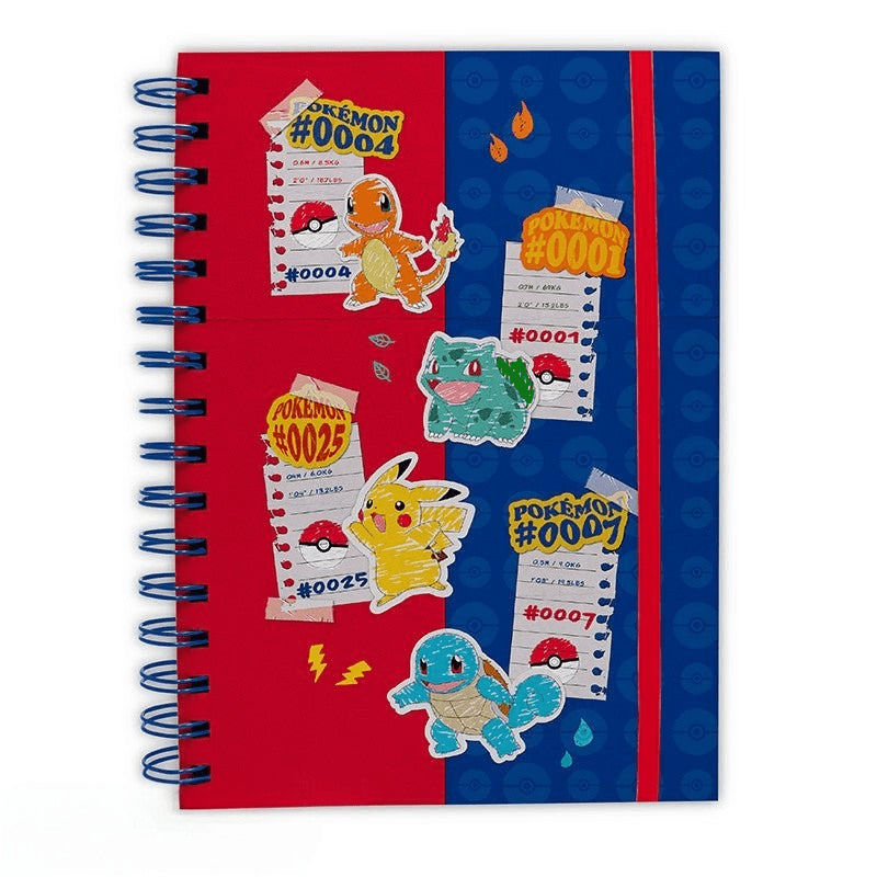 Pokémon Blue & Red Partners A5-notitieboek met spiraalbinding - Fans Geek Storeproduct_type#ABYstyle