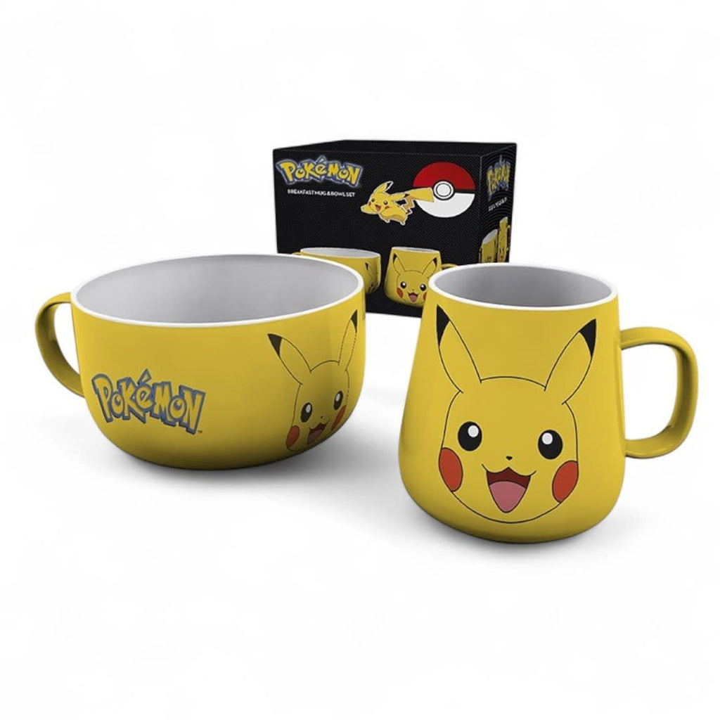 POKEMON - Breakfast Set Mug + Bowl - Pikachu - Fans Geek Store