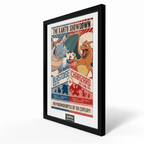 Pokémon Charizard vs Blastoise-ingelijste poster Red V Blue - Fans Geek Storeproduct_type#GB eye