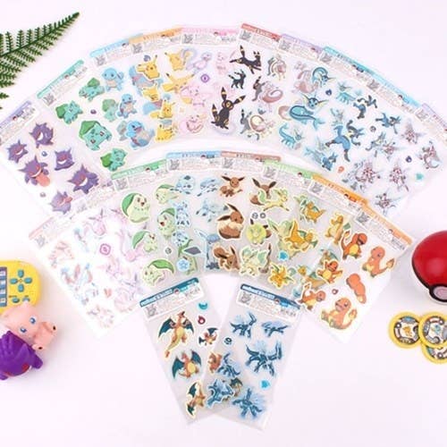 Pokemon Collection Pocket Stickers - Fans Geek Storeproduct_typeK - Wonderland