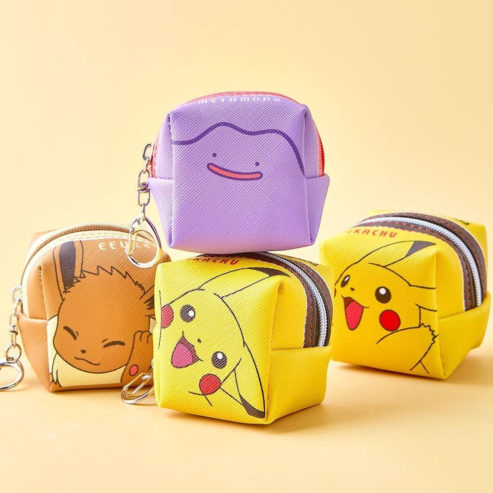 Pokémon Cube Pouch – Mini Ritszakje met Sleutelhanger - Fans Geek Storeproduct_typeK - Wonderland