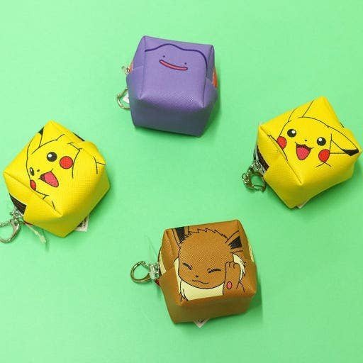 Pokémon Cube Pouch – Mini Ritszakje met Sleutelhanger - Fans Geek Storeproduct_typeK - Wonderland