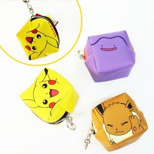 Pokémon Cube Pouch – Mini Ritszakje met Sleutelhanger - Fans Geek Storeproduct_typeK - Wonderland