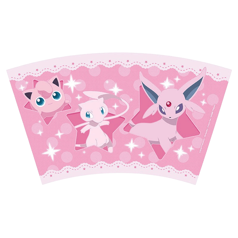 Pokémon Espeon, Mew en Jigglypuff beker met rietje 470 ml - Fans Geek Storeproduct_type#ABYstyle