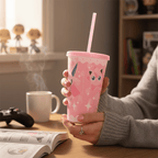 Pokémon Espeon, Mew en Jigglypuff beker met rietje 470 ml - Fans Geek Storeproduct_type#ABYstyle