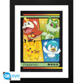 Pokémon Ingelijste Poster Scarlet & Violet Starters ABYstyle 30.5x40.6cm