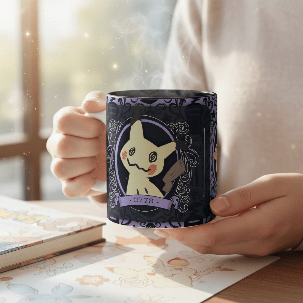 Pokémon Gengar en Mimikyu keramieken mok 320 ml - Fans Geek Storeproduct_type#ABYstyle