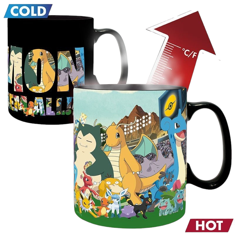 Pokémon Gotta Catch 'Em All warmtegevoelige mok 460 ml - Fans Geek Storeproduct_type#ABYstyle