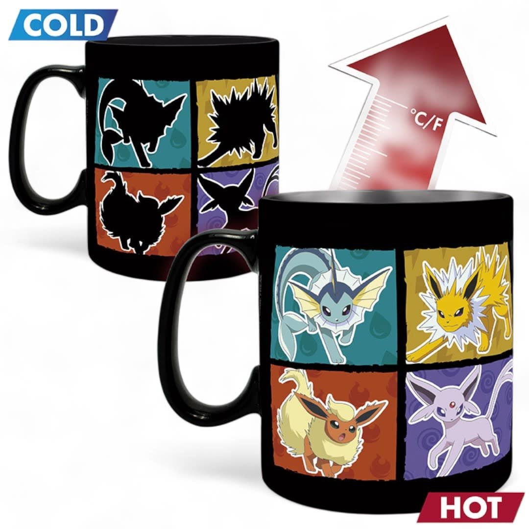 POKEMON - Mug Heat Change - 460 ml - Eevee - cardboard box - Fans Geek Store