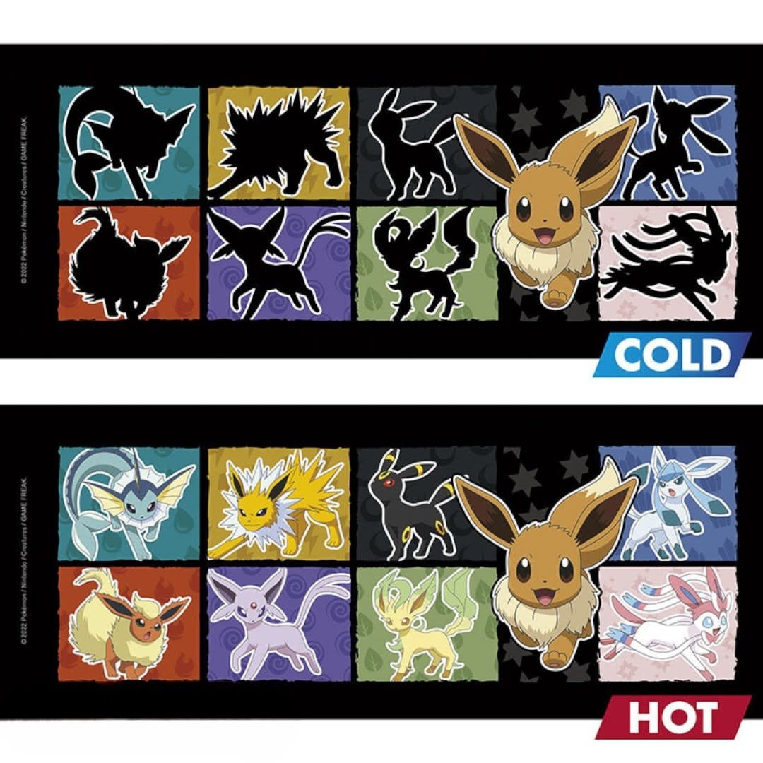POKEMON - Mug Heat Change - 460 ml - Eevee - cardboard box - Fans Geek Store