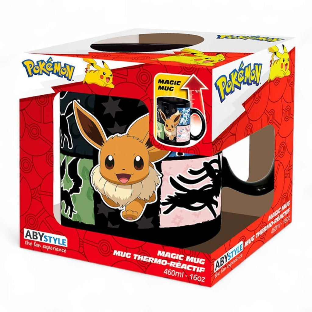 POKEMON - Mug Heat Change - 460 ml - Eevee - cardboard box - Fans Geek Store