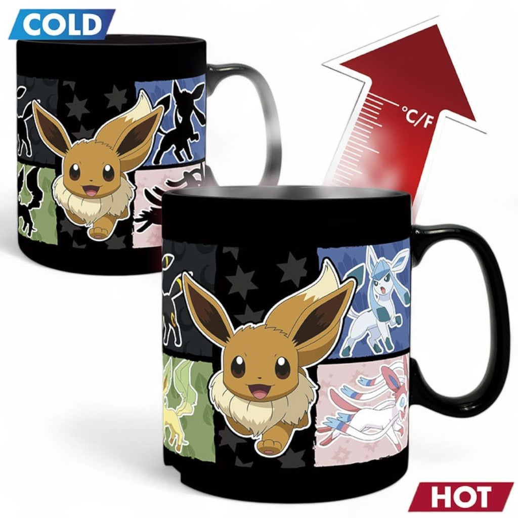 POKEMON - Mug Heat Change - 460 ml - Eevee - cardboard box - Fans Geek Store