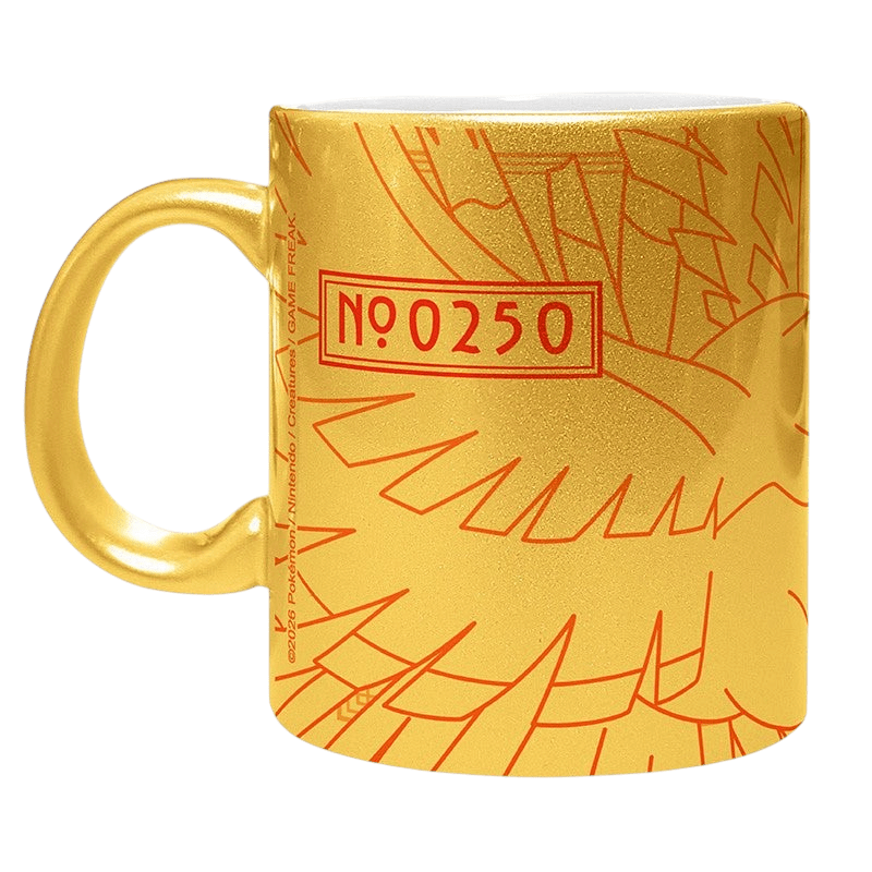Pokémon Ho-Oh keramieken mok met gouden afwerking 320 ml - Fans Geek Storeproduct_type#ABYstyle