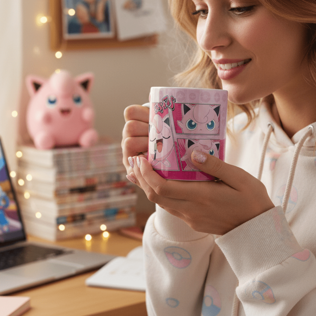 Pokémon Jigglypuff mok met stripontwerp 320 ml - Fans Geek Storeproduct_type#ABYstyle