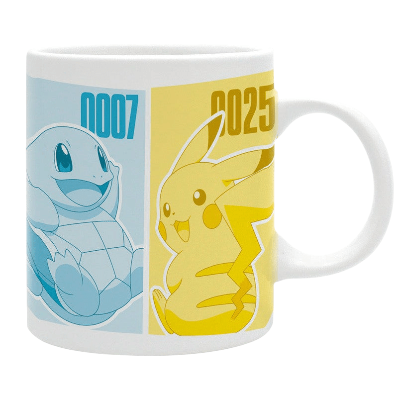 Pokémon Kanto-starters en Pikachu keramieken mok 320 ml - Fans Geek Storeproduct_type#Pokémon