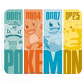 Pokémon Kanto-starters en Pikachu muismat 23,5 × 19,5 cm - Fans Geek Storeproduct_type#ABYstyle