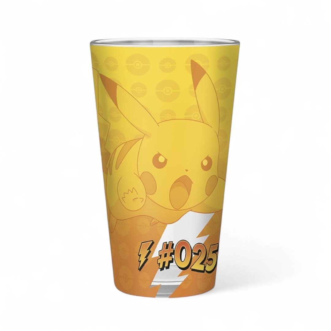 POKEMON - Large Glass Premium - 400ml - Pikachu foil - Fans Geek Store