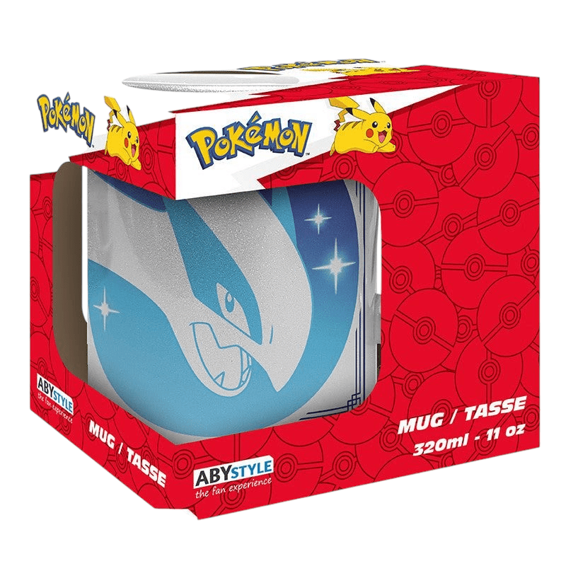 Pokémon Lugia keramieken mok met zilveren afwerking 320 ml - Fans Geek Storeproduct_type#ABYstyle
