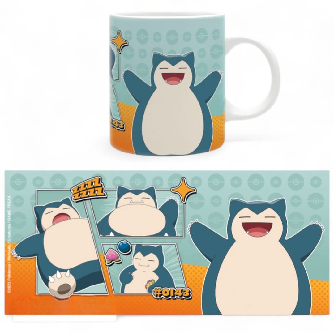 POKEMON - Mug - 320 ml - Snorlax Comic Strip - subli - Fans Geek Store