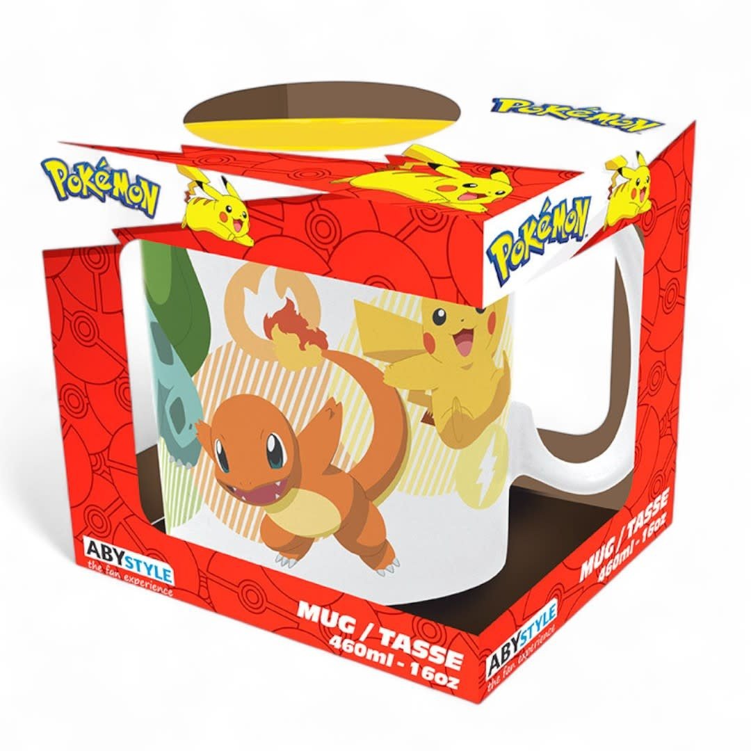 POKEMON - Mug - 460 ml - Pikachu and starters - subli - Fans Geek Store