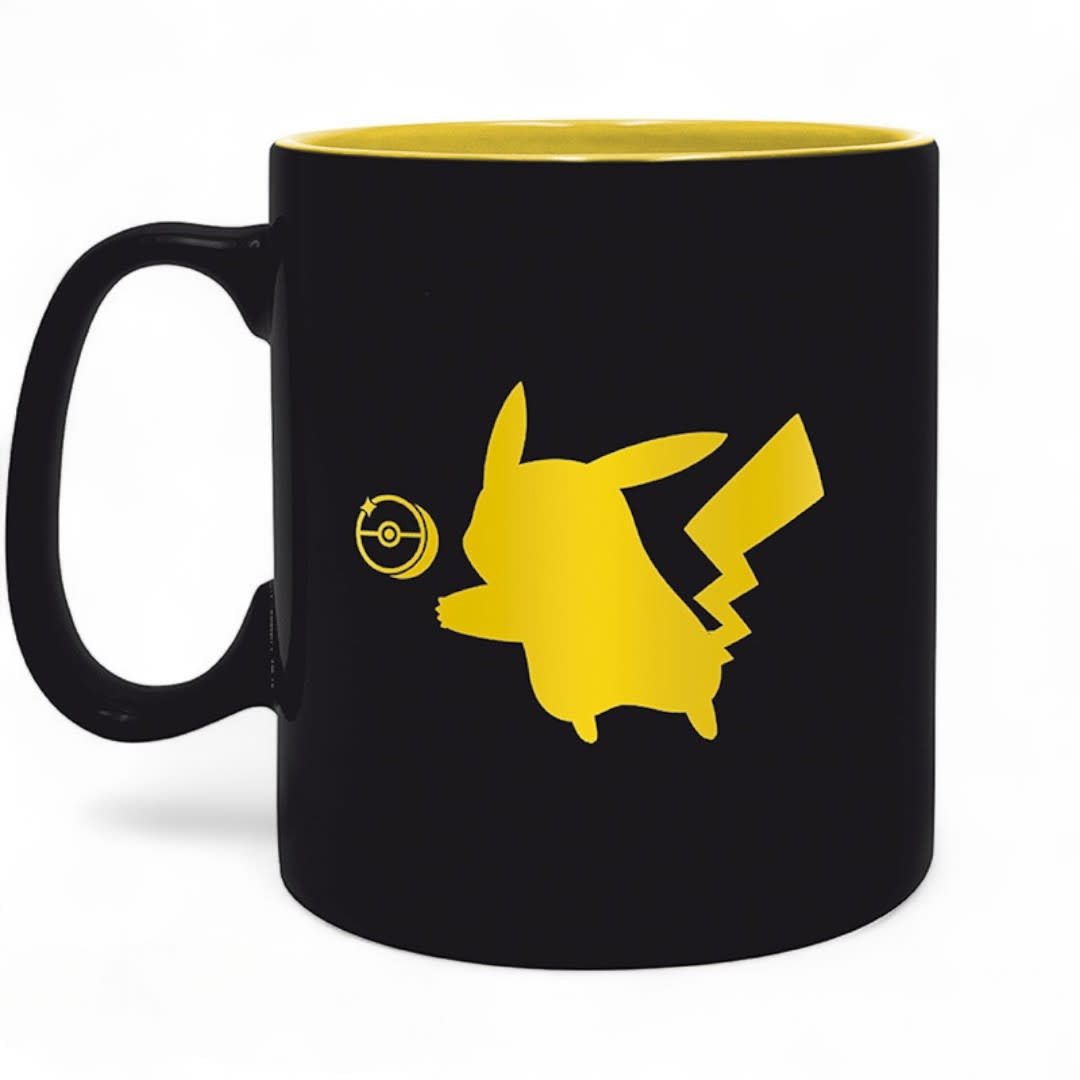 POKEMON - Mug - 460 ml - Pikachu Black Icon - cardboard box - Fans Geek Store