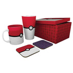 POKEMON - Pck Glass XXL + Mug + 2 Coasters "Pokéball" - Fans Geek Store