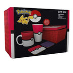 POKEMON - Pck Glass XXL + Mug + 2 Coasters "Pokéball" - Fans Geek Store