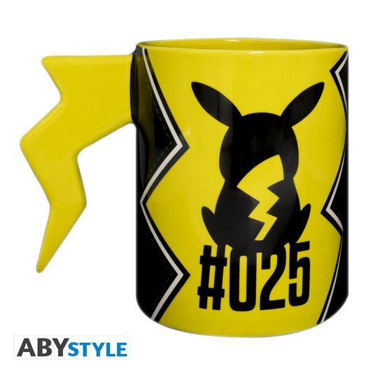 Pokémon Pikachu 3D-mok met bliksemschicht 460 ml - Fans Geek Storeproduct_type#ABYstyle