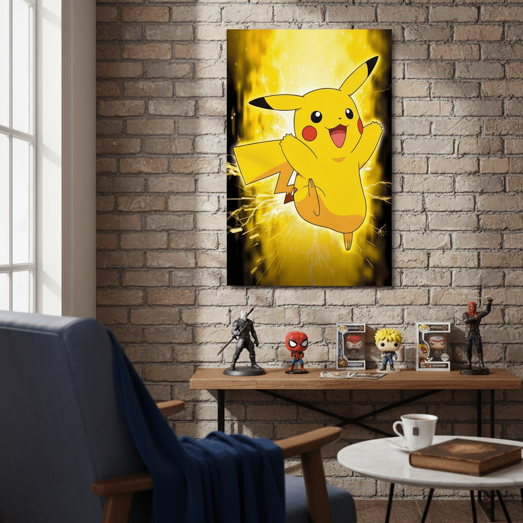 Pokémon Pikachu-maxiposter in neonstijl - Fans Geek Storeproduct_type#GB eye