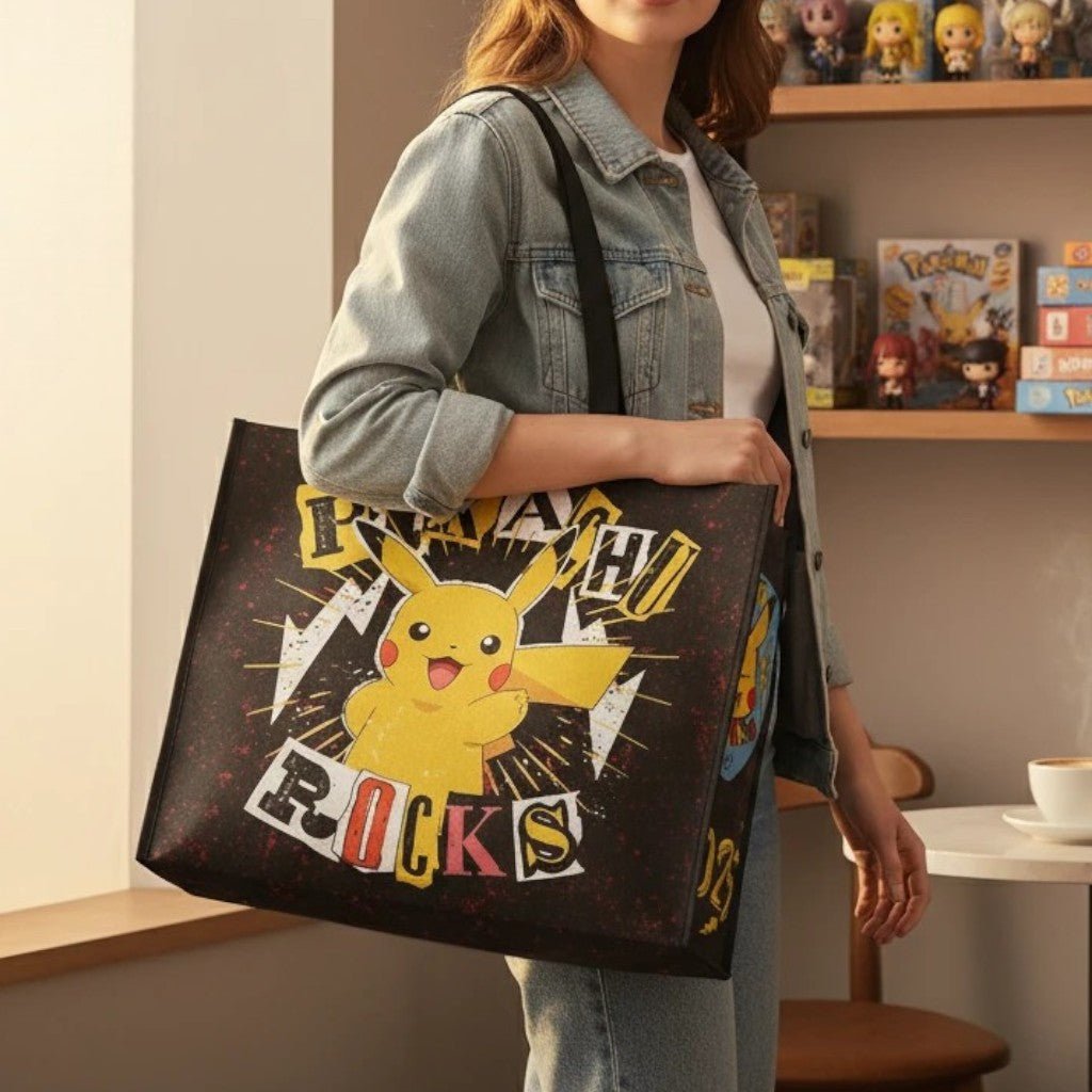 Pokémon: Pikachu Rocks Shopping Bag | Konix - Fans Geek Storeproduct_typeKonix