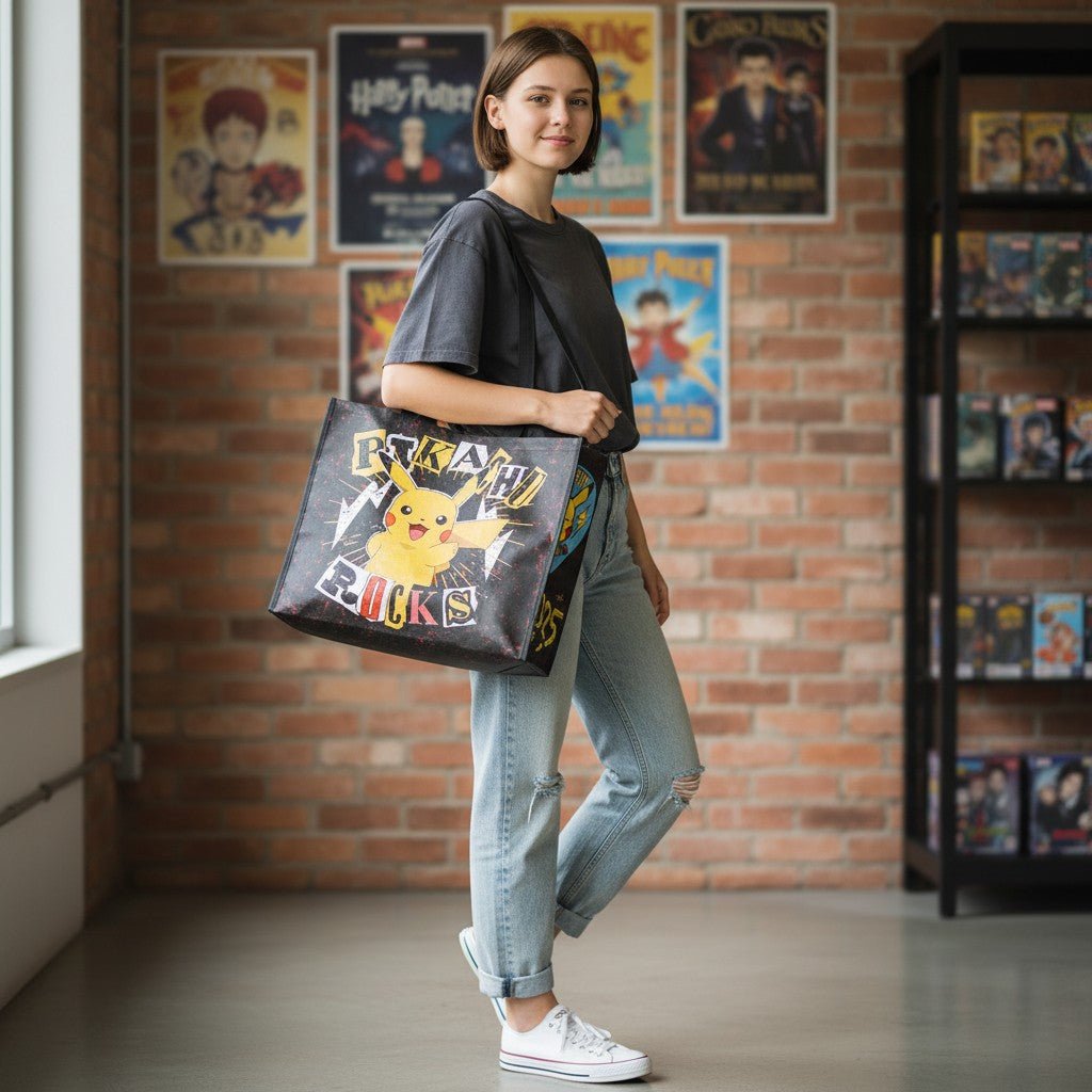 Pokémon: Pikachu Rocks Shopping Bag | Konix - Fans Geek Storeproduct_typeKonix
