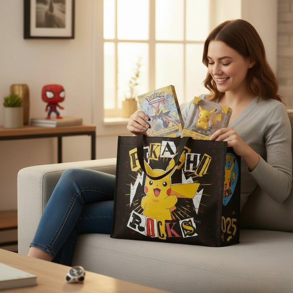Pokémon: Pikachu Rocks Shopping Bag | Konix - Fans Geek Storeproduct_typeKonix
