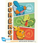 Pokémon Poster Portfolio Starters GB eye 21x29.7cm