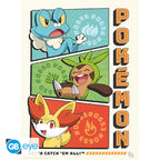 Pokémon Poster Portfolio Starters GB eye 21x29.7cm