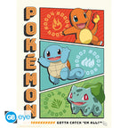 Pokémon Poster Portfolio Starters GB eye 21x29.7cm