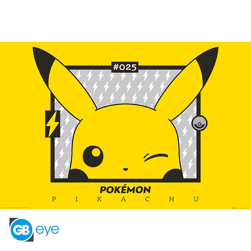 Pokémon Poster Pikachu Wink GB eye 91.5x61cm