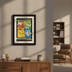 Pokémon Scarlet & Violet-ingelijste poster met Paldea-starters - Fans Geek Storeproduct_type#ABYstyle