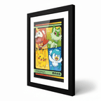 Pokémon Scarlet & Violet-ingelijste poster met Paldea-starters - Fans Geek Storeproduct_type#ABYstyle