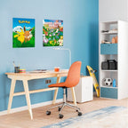 POKEMON - Set 2 Posters Chibi 52x38 - Environments - Fans Geek Store