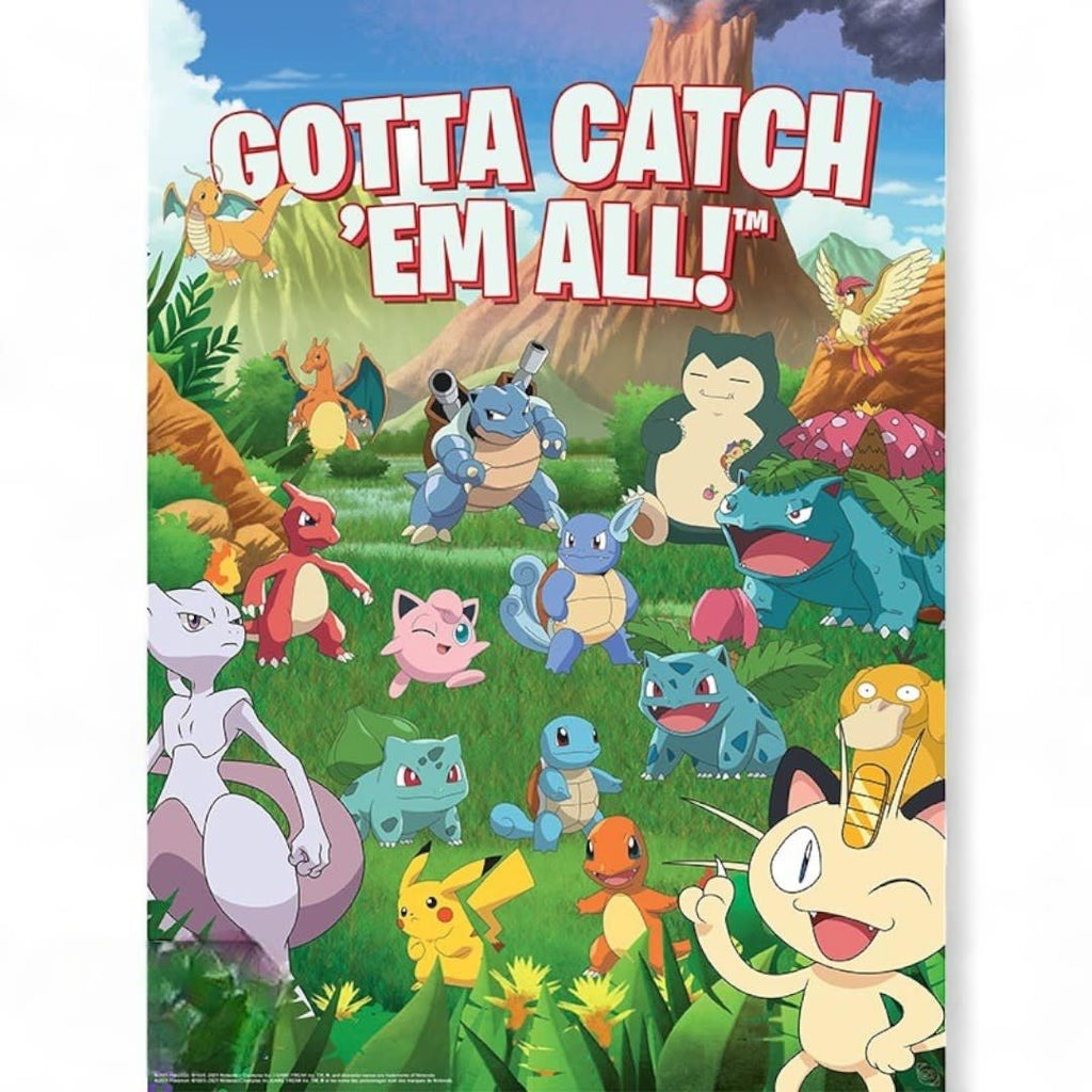 POKEMON - Set 2 Posters Chibi 52x38 - Environments - Fans Geek Store