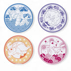 POKEMON Set of 4 Plates Japanese Style - Fans Geek Store