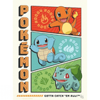 Pokémon Starters posterportfolio met 9 A4-posters - Fans Geek Storeproduct_type#GB eye