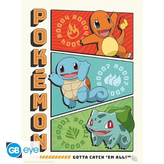 Pokémon Starters posterportfolio met 9 A4-posters - Fans Geek Storeproduct_type#GB eye