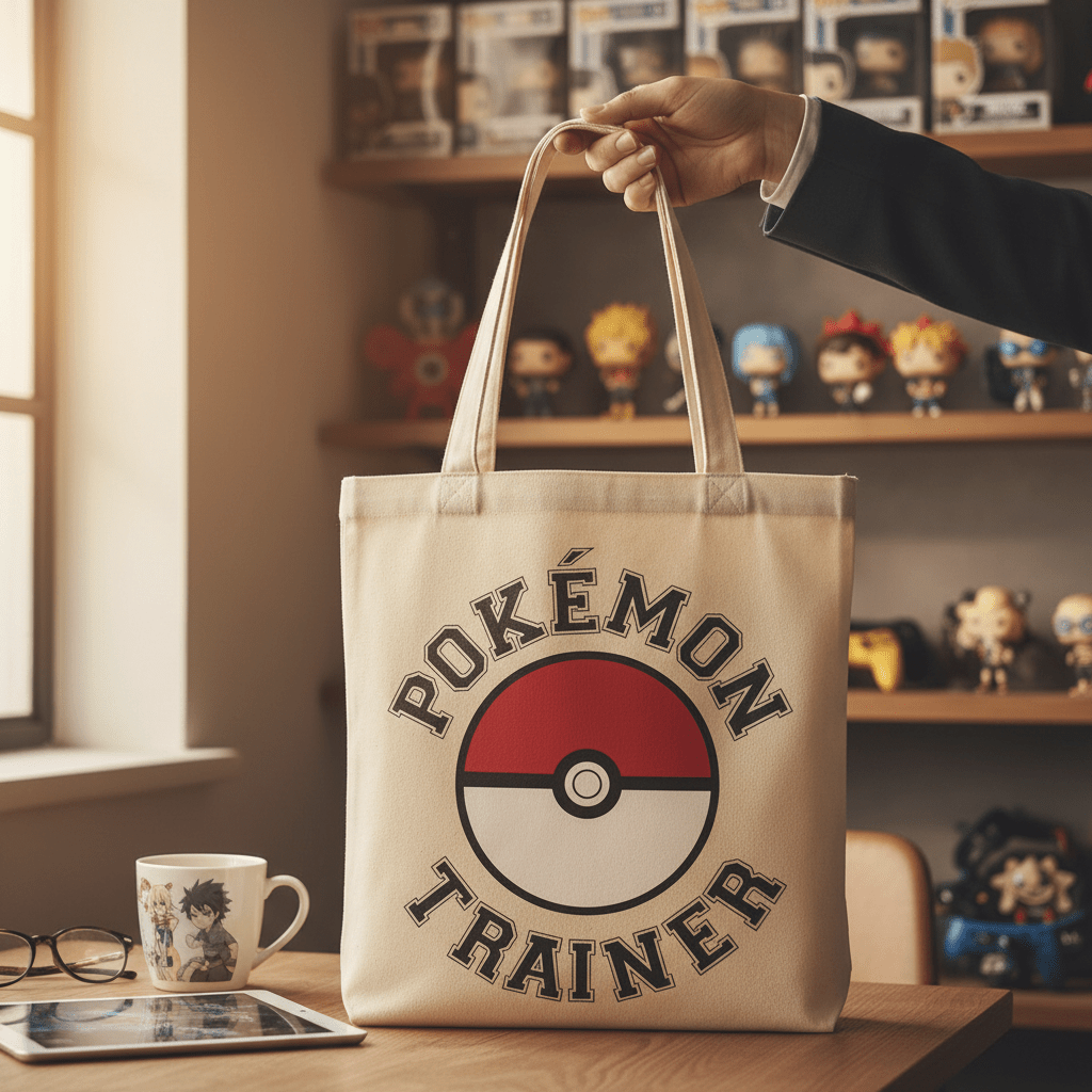 Pokémon Trainer-katoenen draagtas - Fans Geek Storeproduct_type#Pokémon