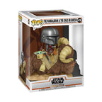 Pop! Star Wars: Deluxe - The Mandalorian - The Mandalorian on Bantha with Child in Bag - Fans Geek Store