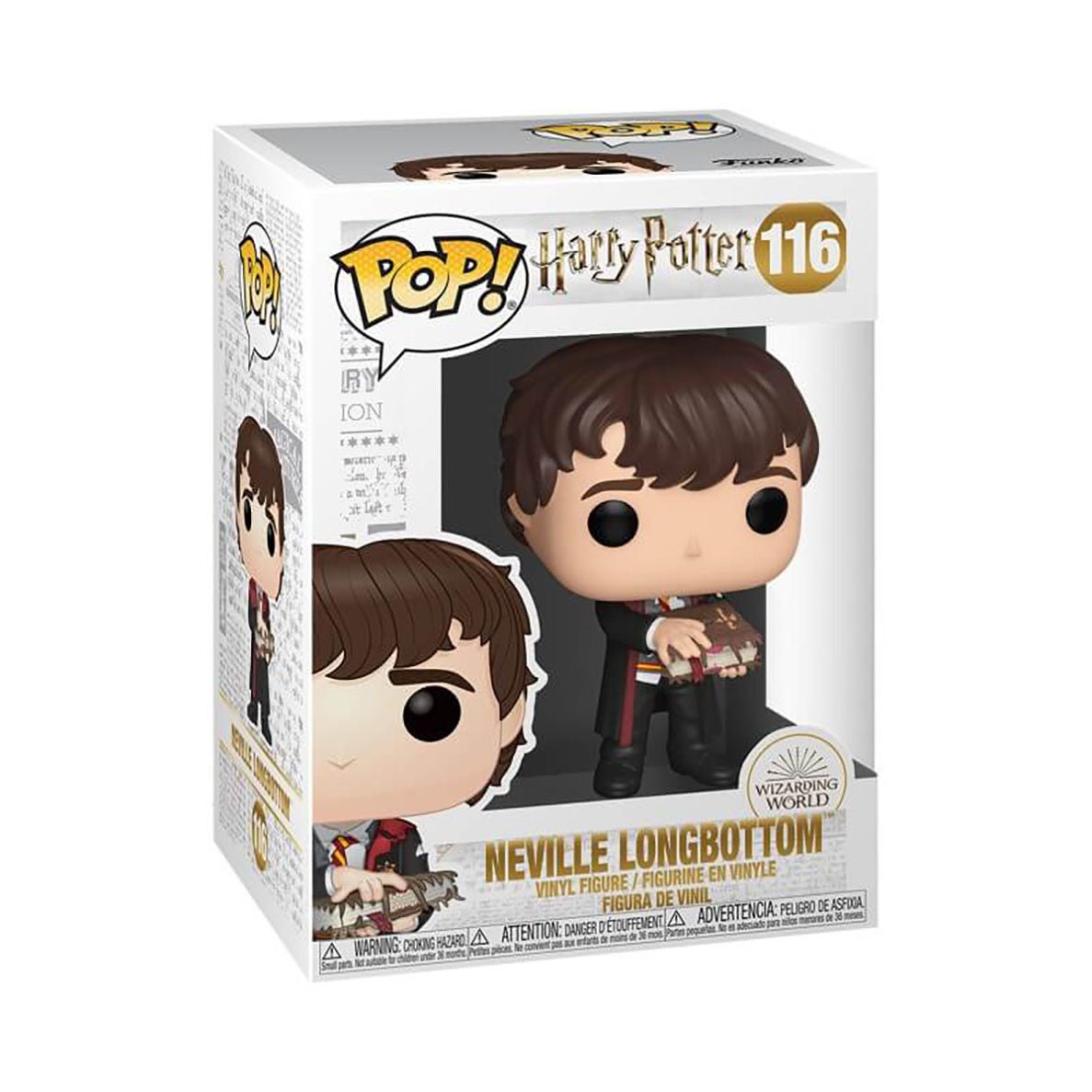 Pop! Harry Potter: Neville with Monster Book - Fans Geek Store