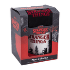 Stranger Things: Logo Mug and Socks Set - Fans Geek Store